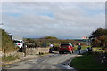 Road behind Poppit Sands