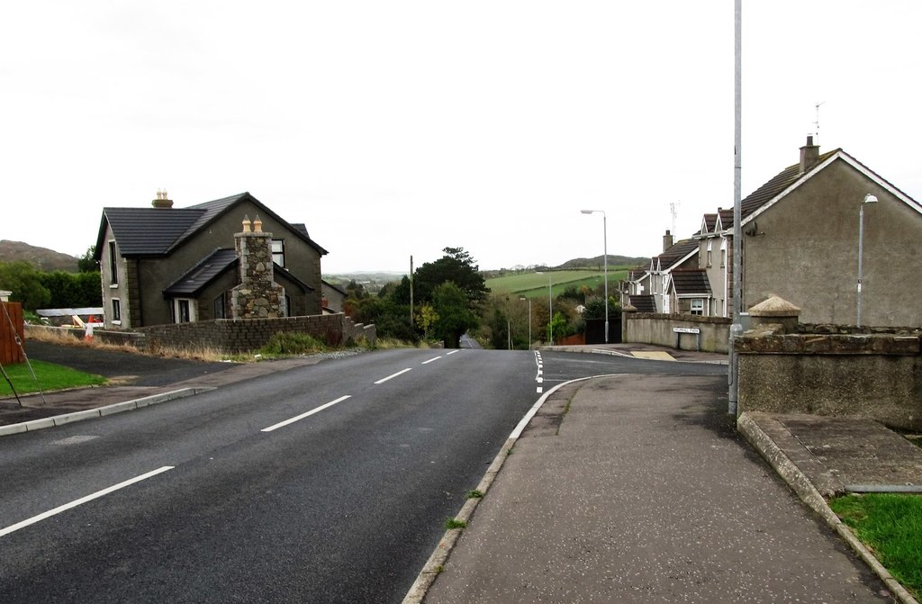 Drumaroad Hill descending NNE from the... © Eric Jones :: Geograph Ireland