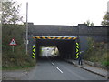 Low railway bridge on Milnhay Road