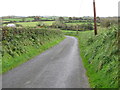 Dunturk Road descending to the Moneycarragh Valley