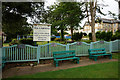 SZ5880 : The Grand View Tea Gardens, Shanklin by Ian S