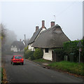 Great Gransden: a foggy morning in Crow Tree Street