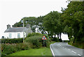 The B4337 to Llanrhystud in Ceredigion