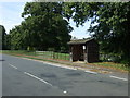 Bus stop and shelter on Bedford Road, Aspley Guise