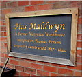 Plas Maldwyn plaque, Caersws