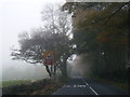 B6165 near Low Winsley Farm