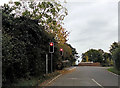 Traffic light controlled narrow bridge