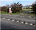 Turn left here for logs, woodchip and kindling, Welshpool