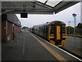 SH3735 : Train at Pwllheli station by Richard Vince