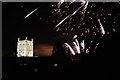 SO8932 : Fireworks above Tewkesbury Abbey #6 by Philip Halling