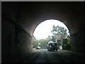 Valley Road tunnels under the railway