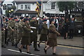 View of army officials marching in the Remembrance Sunday Service in Billericay High Street #2