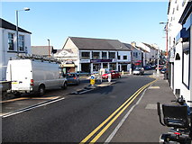 J3652 : The junction of Church Road and High Street, Ballynahinch by Eric Jones