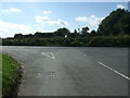 Road junction on Old Bury Road