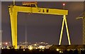 J3575 : "Samson" (night view), Belfast (November 2015) by Albert Bridge