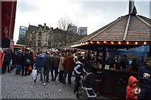 SJ8398 : Christmas Market, Albert Square by N Chadwick