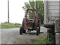 A vintage tractor on Begny Hill Road