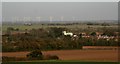 Legbourne Church, and the inevitable windfarm, from Muckton Road