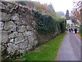 Large stones making the granite wall, Spitchwick Farm