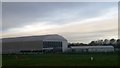 Concorde hangar at the viewing area at Manchester Airport