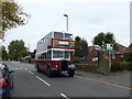 Vintage bus in Marlborough Road