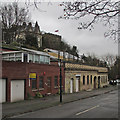 Peveril Drive, Nottingham Castle and the edge of Storm Abigail