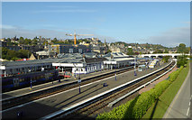 NS7993 : Stirling Station from Forthside Bridge by Carron K