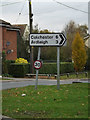 Roadsign on Wick Road