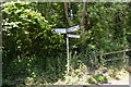 Road sign, Sandfield Rd, Walters Green Rd junction