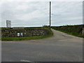 The lane to Trelew Farm