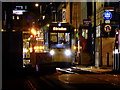 SJ8498 : Metrolink Single-Line Working on Mosley Street by David Dixon