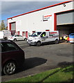 Egerton Hydraulics premises and van, Whitchurch, Shropshire