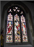 SP5822 : St Edburg, Bicester: stained glass window (V) by Basher Eyre