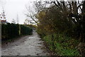 Far end of Hoggs Hill Lane, Formby