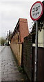 Weight limit sign, Bridge Street, Newport