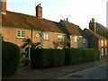 TL1407 : Cottages on Church Green, St Peter's Street by Alan Murray-Rust