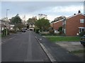 Looking down Romayne Close