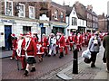 Parade, Santa Fun Run, High Street, Rochester