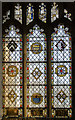 SK7472 : Stained glass window, St John the Baptist church, East Markham by Julian P Guffogg