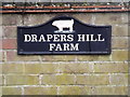 Drapers Hill Farm sign