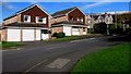 Houses at the northern end of Everest Drive, Crickhowell