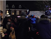 TQ1673 : Crowds at the Christmas lights opening in Twickenham by David Howard