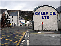 NH1293 : Caley Oil Ltd, Harbour Buildings, Ullapool by John Lucas