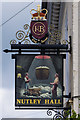 Nutley Hall pub sign