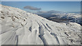NN4522 : Ripples in the snow on Meall na Dige by Doug Lee