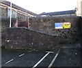 Wall at the southern end of Bailey Street, Baneswell, Newport