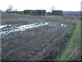 SE6864 : Waterlogged farmland after prolonged and heavy rain by Christine Johnstone