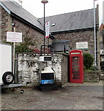 SO2118 : Diesel pump and red phonebox, Crickhowell by Jaggery