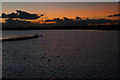 SD3318 : Sunset over Southport Marine Lake by Mike Pennington