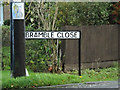 TM2972 : Bramble Close sign by Geographer
